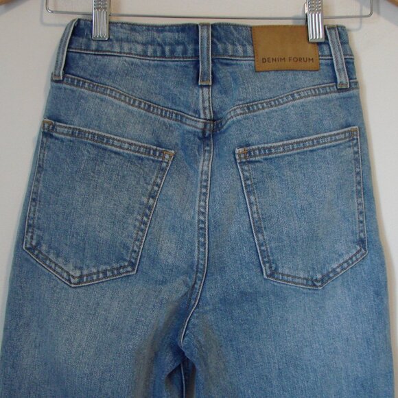 Aritzia Denim Forum The Arlo High Rise Straight Jeans 30L High Waist Size 25 - Picture 12 of 16